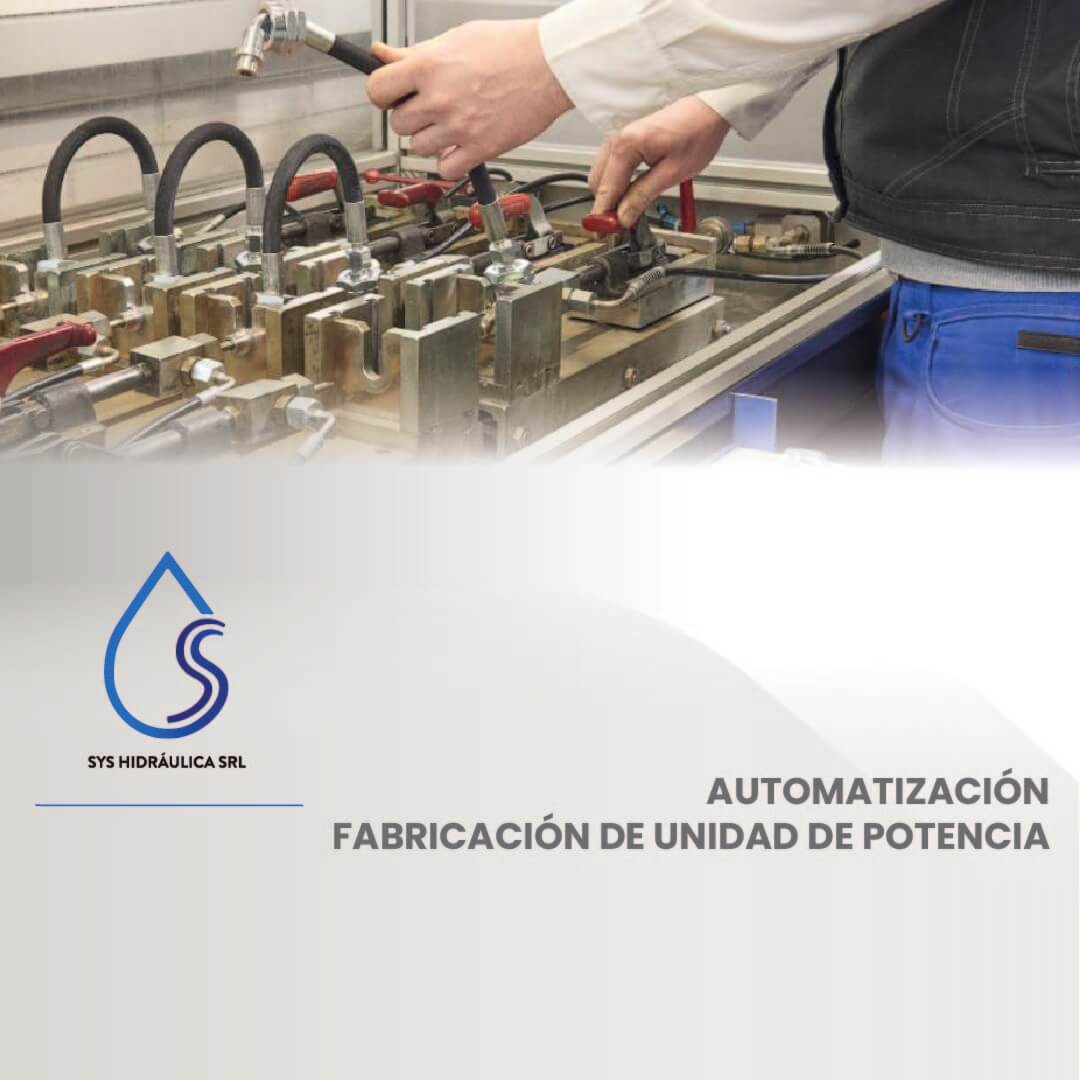 Automatización. Fabricación de unidad de potencia.